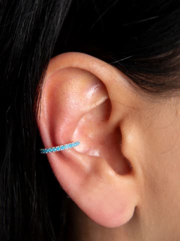 Heliophilia Zilveren earcuff met edelstenen
