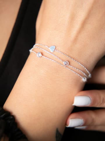 Heliophilia Silber-Armkette mit Schmuckelementen