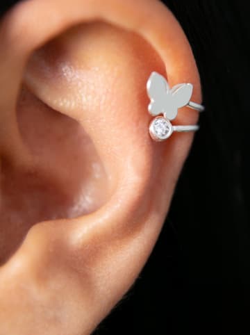 Heliophilia Zilveren earcuff met edelsteen
