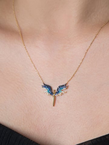 Heliophilia Zilveren ketting met sierelement - (L)43 cm
