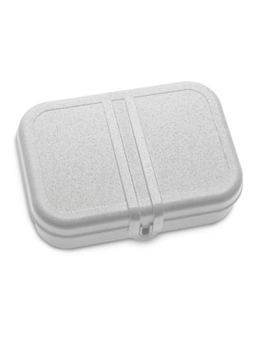 koziol Lunchbox "Pascal L" in Grau - (B)23 x (H)6 x (T)16,5 cm