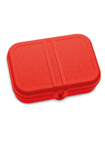 koziol Lunchbox "Pascal L" in Rot - (B)23 x (H)6 x (T)16,5 cm