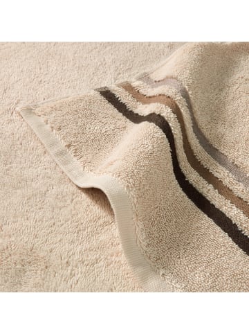 Schiesser 4-delige set: handdoeken "Skyline" beige