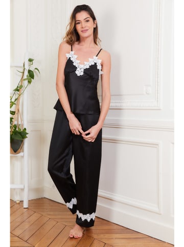 Just for Victoria Pyjama "Kimmy" zwart/wit