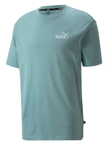 Puma Shirt "ESS+ relaxed" turquoise