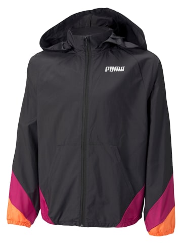 Puma Windbreaker "RunTrain" in Schwarz/ Pink/ Orange