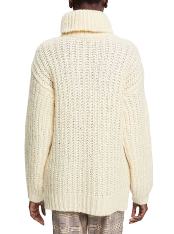 ESPRIT Rollkragenpullover in Creme