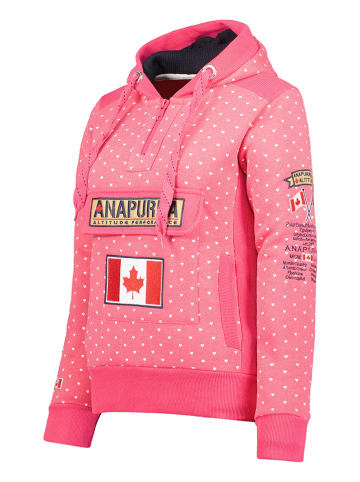 ANAPURNA Hoodie "Gymcoeurana" roze