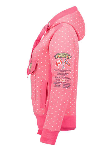 ANAPURNA Hoodie "Gymcoeurana" roze