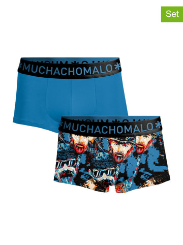 Muchachomalo 2-delige set: boxershorts blauw/meerkleurig