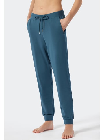 Schiesser Pyjama-Hose in Blau