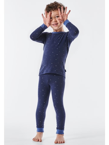 Schiesser Pyjama donkerblauw