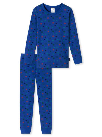 Schiesser Pyjama in Blau