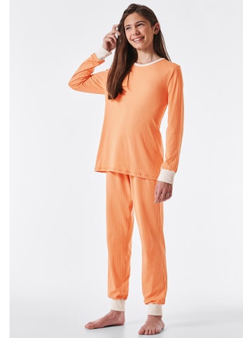 Schiesser Pyjama in Orange