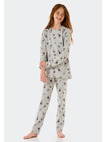 Schiesser Pyjama in Grau