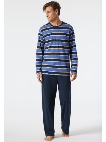 Schiesser Pyjama donkerblauw