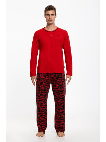 Ungaro Pyjama "Kalet" rood/zwart