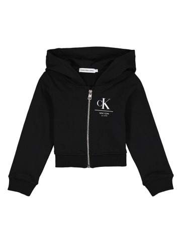 Calvin Klein Sweatjacke in Schwarz