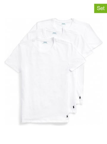 POLO RALPH LAUREN Koszulki (3 szt.) w kolorze białym