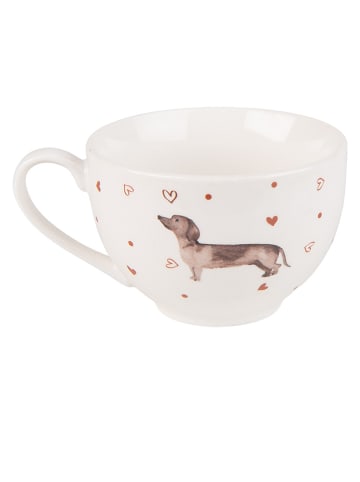 Clayre & Eef Kaffeetasse in Weiß - 200 ml