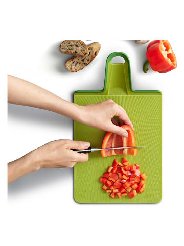 JosephJoseph Vouwbare snijplank "Chop2Pot" groen - (L)45 x (B)26,3 cm