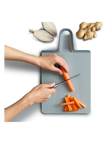 JosephJoseph Faltbares Schneidebrett "Chop2Pot" in Grau - (L)45 x (B)26,3 cm