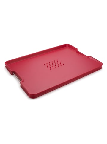 JosephJoseph Snijplank "Cut&Carve" rood - (H) 2,5cm x (L)47,1cm x (B)33,4cm