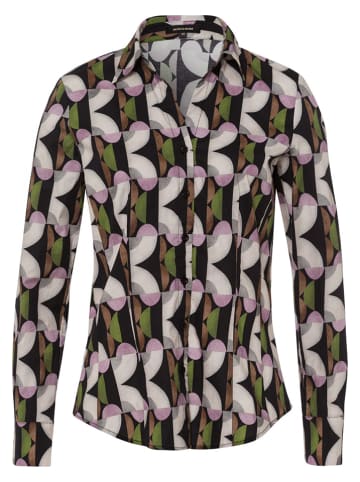More & More Blouse paars/zwart/groen