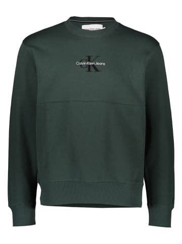 Calvin Klein Bluza w kolorze zielonym
