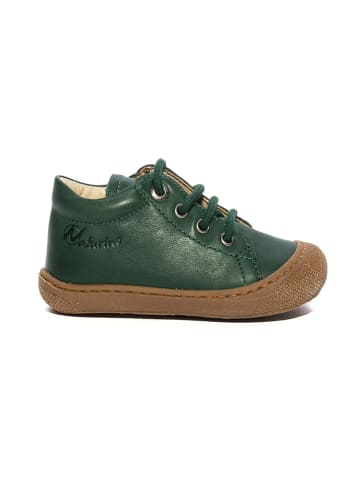 Naturino Skórzane sneakersy w kolorze zielonym