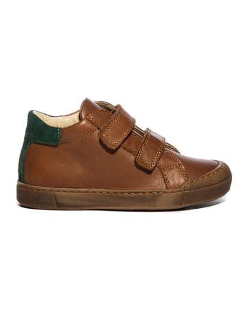 Naturino Skórzane sneakersy w kolorze brązowym