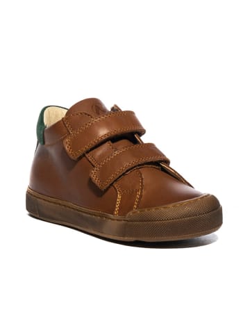 Naturino Skórzane sneakersy w kolorze brązowym