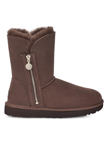 UGG Lammfell-Boots in Dunkelbraun