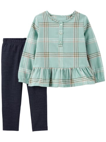 carter's 2-częściowy zestaw w kolorze zielonym