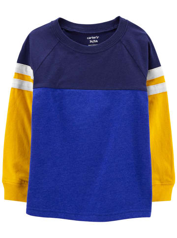 carter's Koszulka w kolorze niebiesko-żółtym