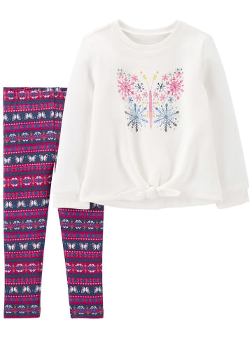 carter's 2-częściowy zestaw w kolorze białym