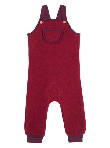 finkid Latzhose "Keinu Wool" in Bordeaux
