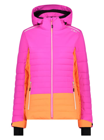CMP Kurtka narciarska w kolorze różowo-pomarańczowym
