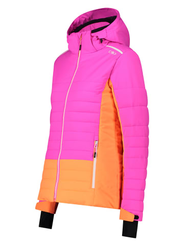CMP Kurtka narciarska w kolorze różowo-pomarańczowym