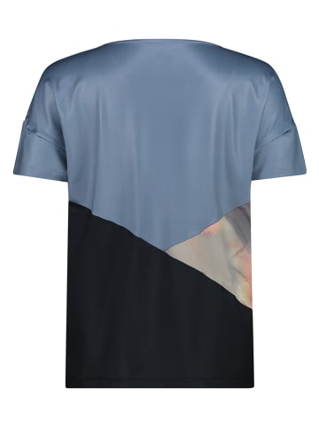 CMP Koszulka sportowa w kolorze niebiesko-czarnym