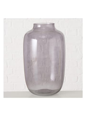 Boltze Vase "Grigio" in Grau - (H)33 x Ø 20 cm
