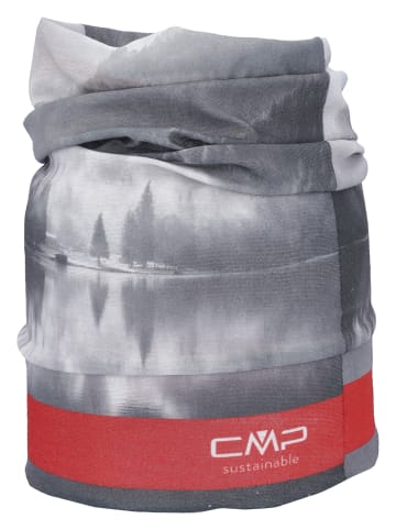 CMP Szal-koło w kolorze szaro-czerwonym - 23 x 48 cm