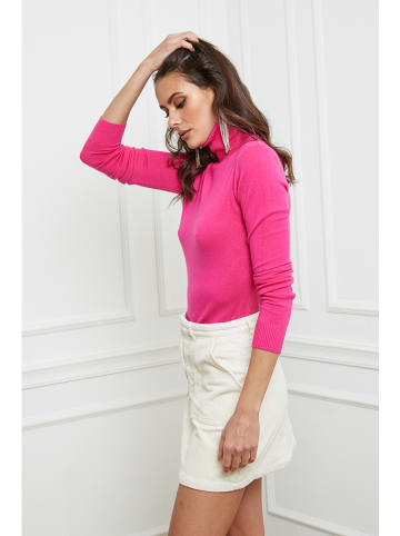 So Cachemire Rollkragenpullover "Empoli" in Pink