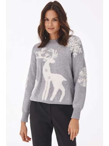 TATUUM Sweter w kolorze szaro-białym