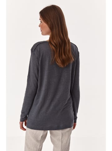 TATUUM Leinen-Bluse in Grau