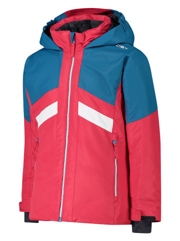 CMP Ski-/ Snowboardjacke in Rot/ Türkis