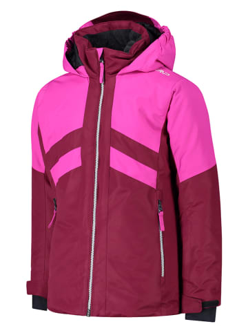 CMP Kurtka narciarska w kolorze różowo-czerwonym