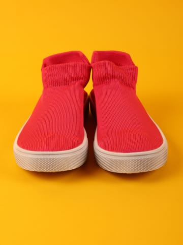 Denokids Sneakersy "Komik" w kolorze czerwonym