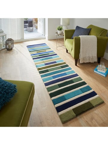 Flair Rugs Woll-Läufer in Bunt