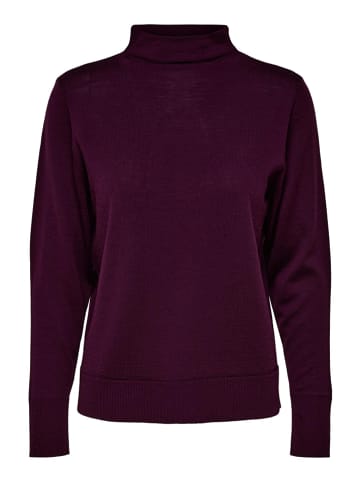 SELECTED FEMME Wollpullover "Magda" in Pflaume